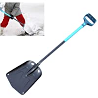 Los mejores  - Mify - Pala de nieve plegable- de aleación de aluminio- con mango en forma de D- perfecta para nieve- invierno…
